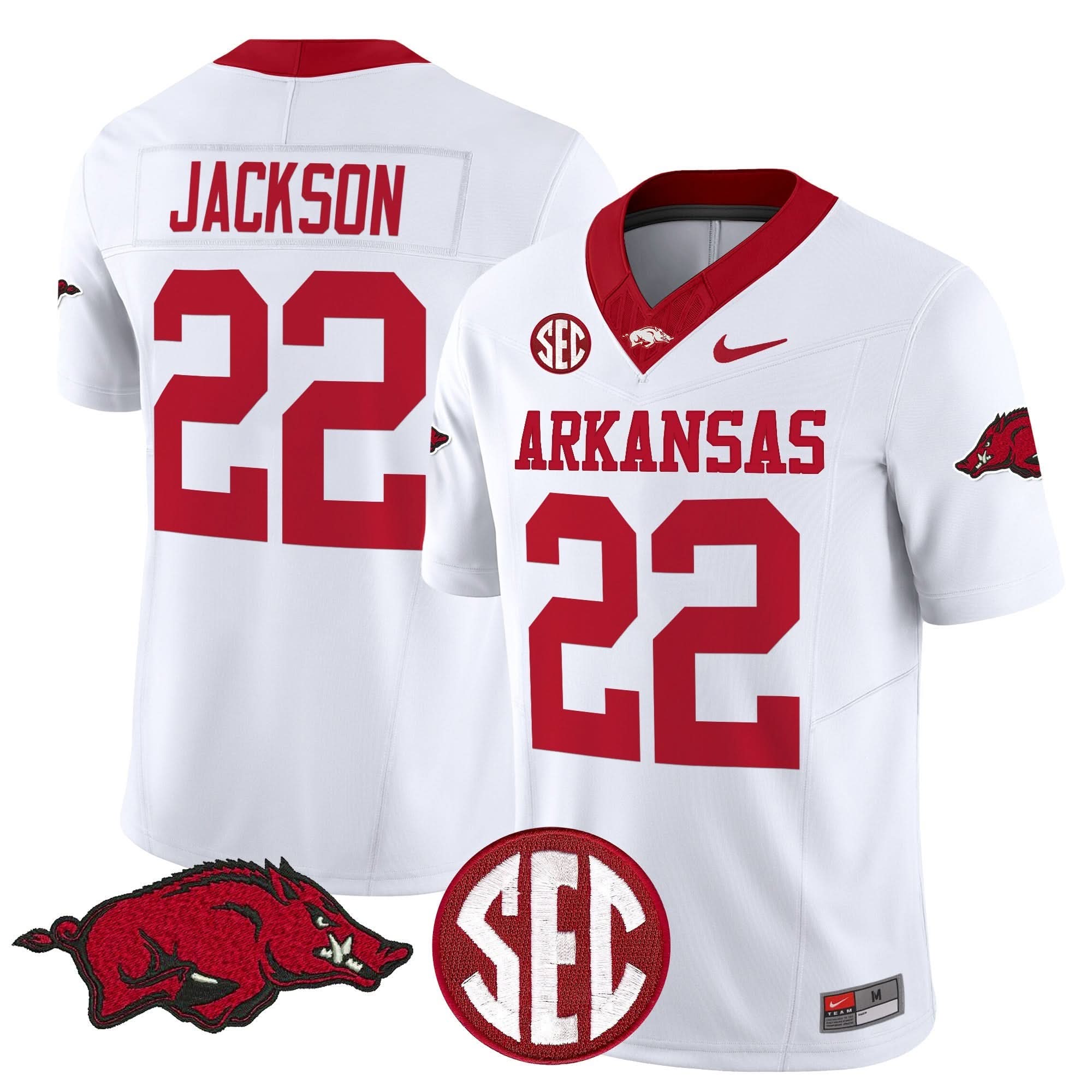 Arkansas Razorbacks Vapor Limited Jersey - All Stitched 28 Arkansas Razorbacks Vapor Limited Jersey - All Stitched - Image 28