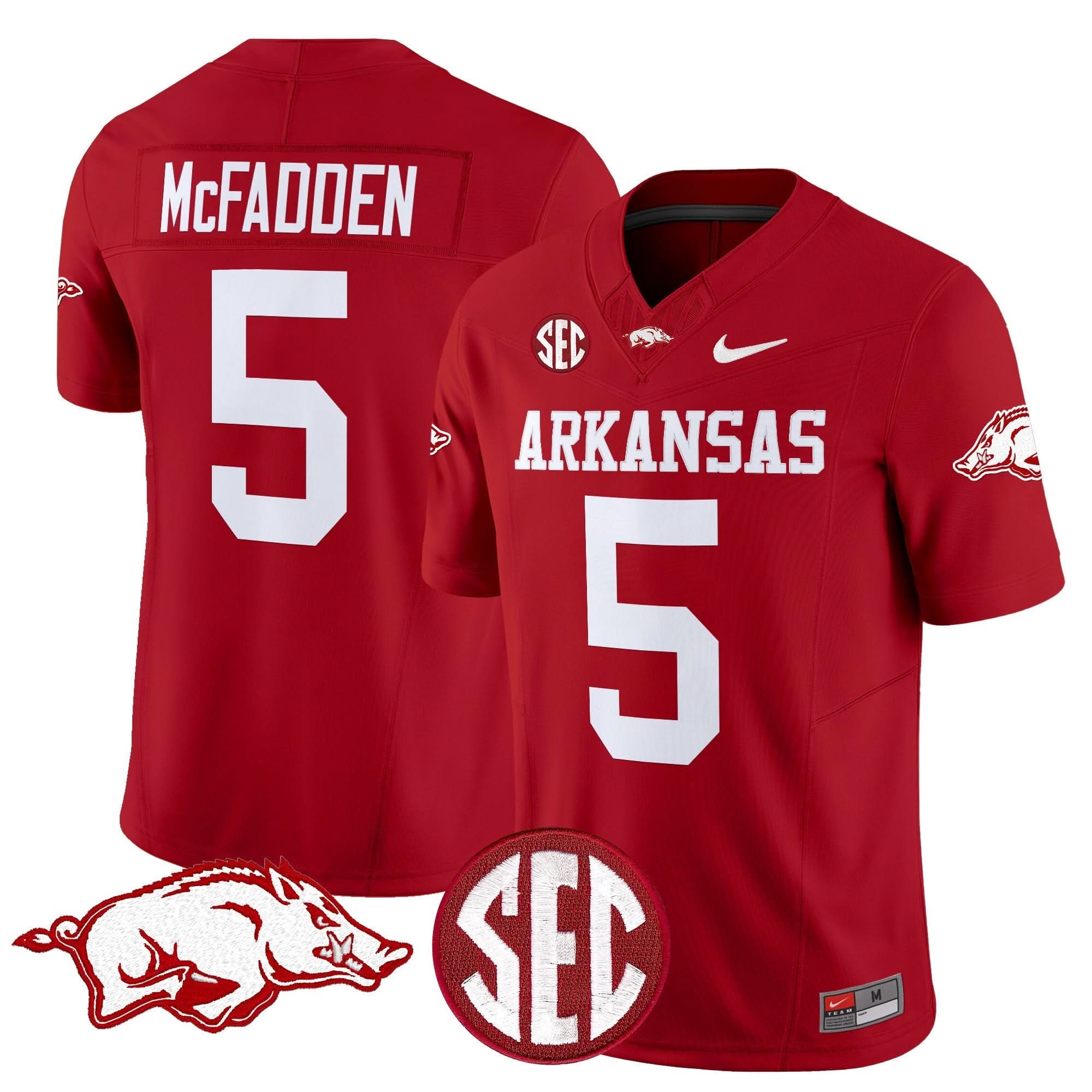 Arkansas Razorbacks Vapor Limited Jersey - All Stitched 13 Arkansas Razorbacks Vapor Limited Jersey - All Stitched - Image 13