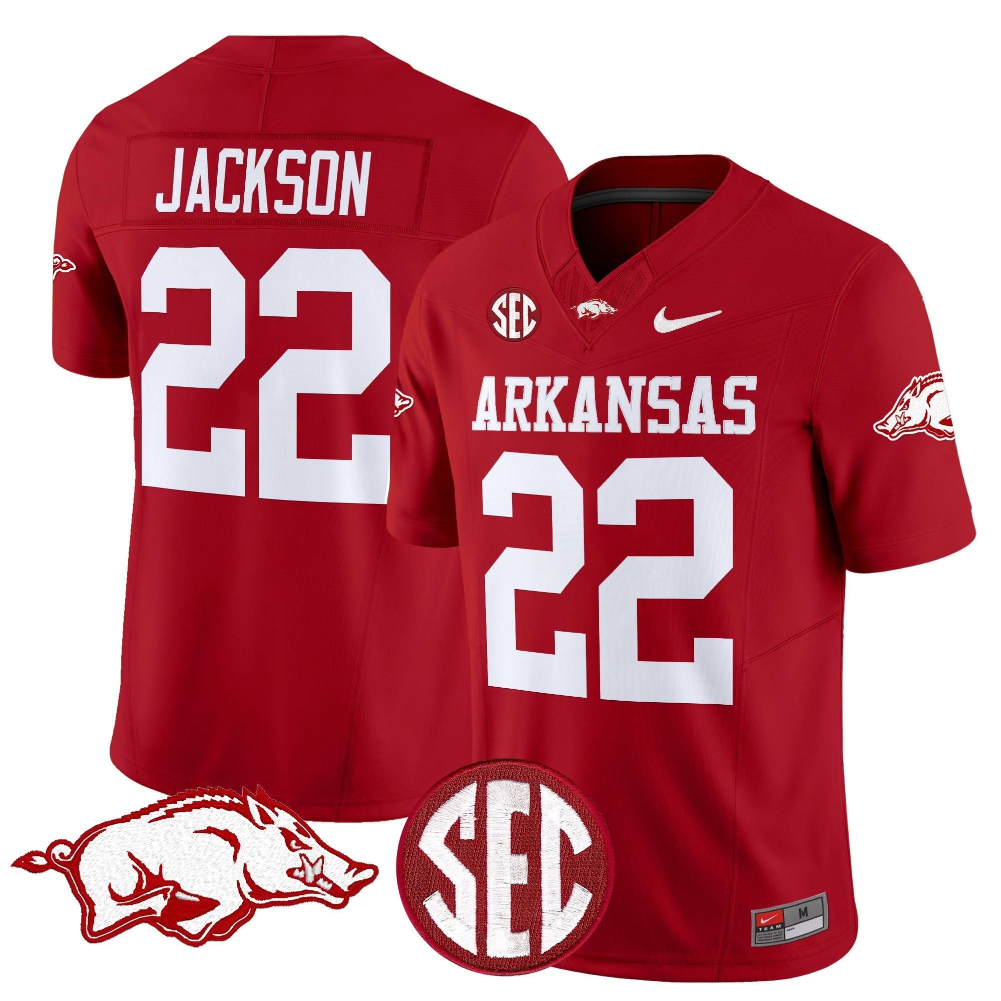 Arkansas Razorbacks Vapor Limited Jersey - All Stitched 10 Arkansas Razorbacks Vapor Limited Jersey - All Stitched - Image 10