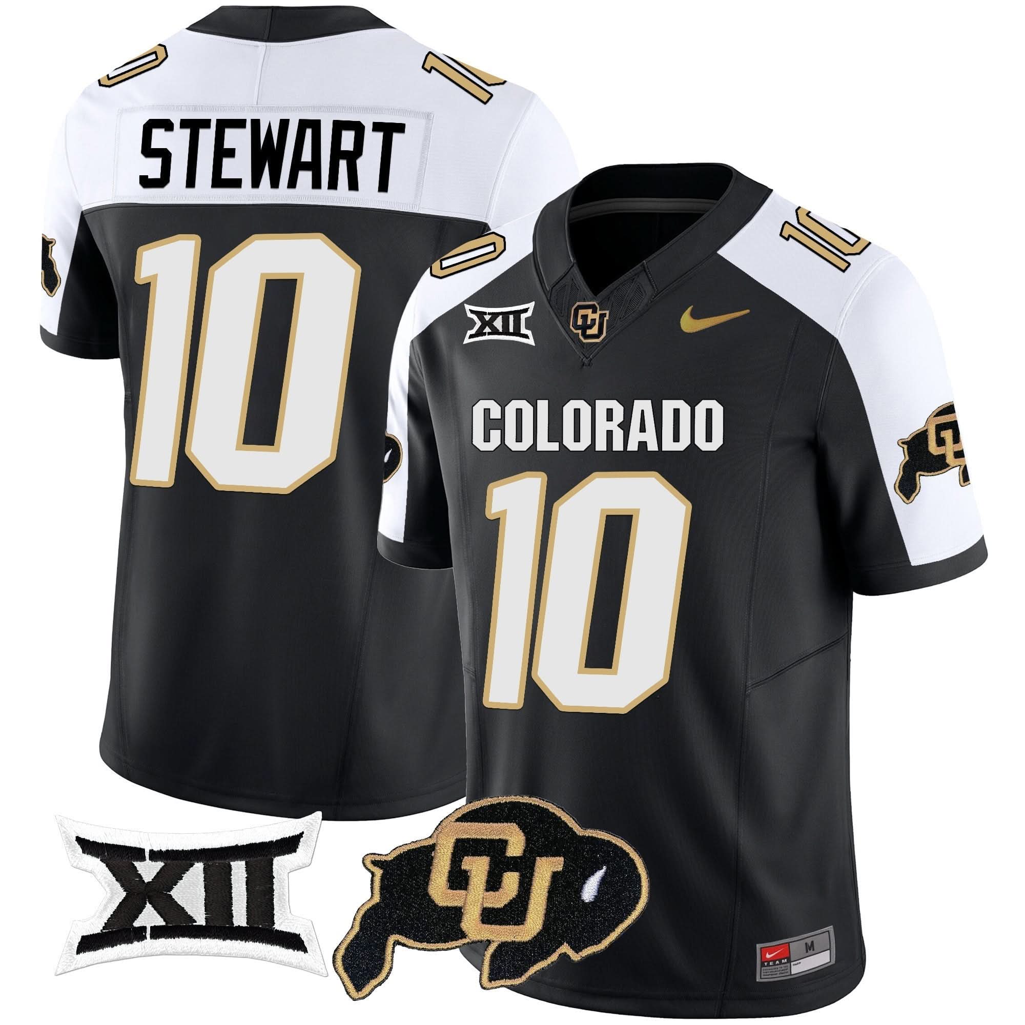 Colorado Buffaloes Vapor Limited Jersey V2 - Big 12 XII Patch - All Stitched 45 Colorado Buffaloes Vapor Limited Jersey V2 - Big 12 XII Patch - All Stitched - Image 45