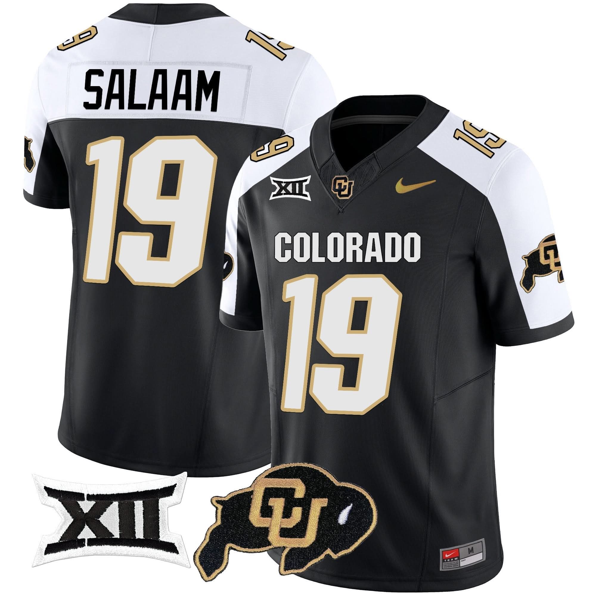 Colorado Buffaloes Vapor Limited Jersey V2 - Big 12 XII Patch - All Stitched 44 Colorado Buffaloes Vapor Limited Jersey V2 - Big 12 XII Patch - All Stitched - Image 44
