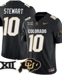 Colorado Buffaloes Vapor Limited Jersey V2 - Big 12 XII Patch - All Stitched 53 1726827937673