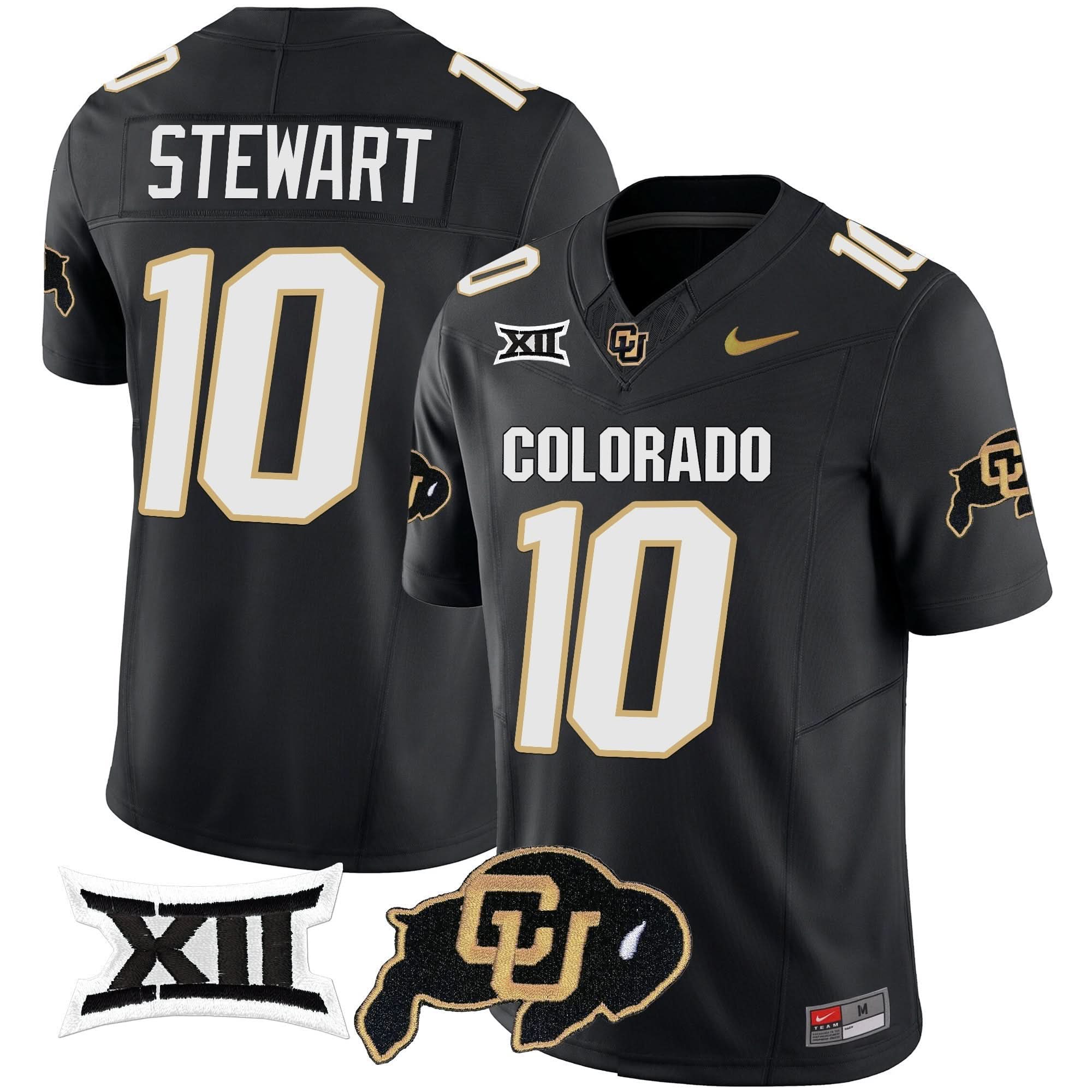 Colorado Buffaloes Vapor Limited Jersey V2 - Big 12 XII Patch - All Stitched 6 Colorado Buffaloes Vapor Limited Jersey V2 - Big 12 XII Patch - All Stitched - Image 6