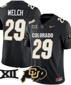 Colorado Buffaloes Vapor Limited Jersey V2 - Big 12 XII Patch - All Stitched 51 1726827937684