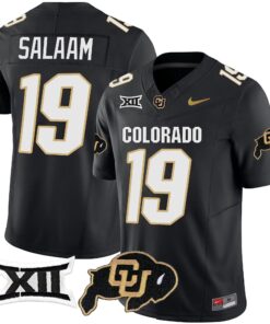 Colorado Buffaloes Vapor Limited Jersey V2 - Big 12 XII Patch - All Stitched 52 1726827937695