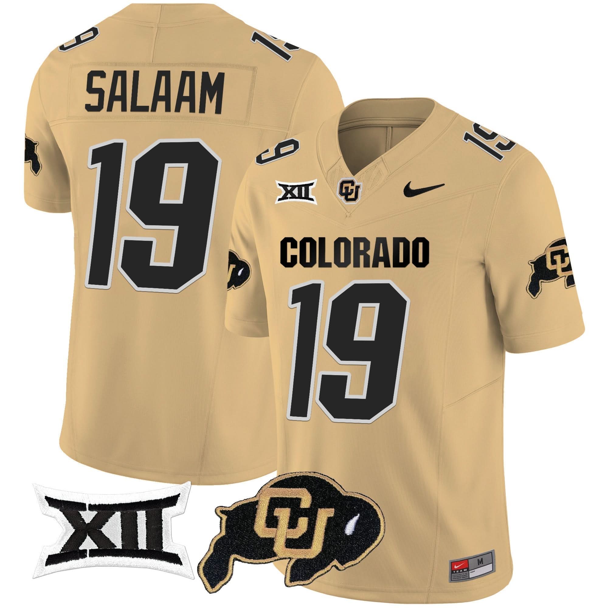 Colorado Buffaloes Vapor Limited Jersey V2 - Big 12 XII Patch - All Stitched 31 Colorado Buffaloes Vapor Limited Jersey V2 - Big 12 XII Patch - All Stitched - Image 31