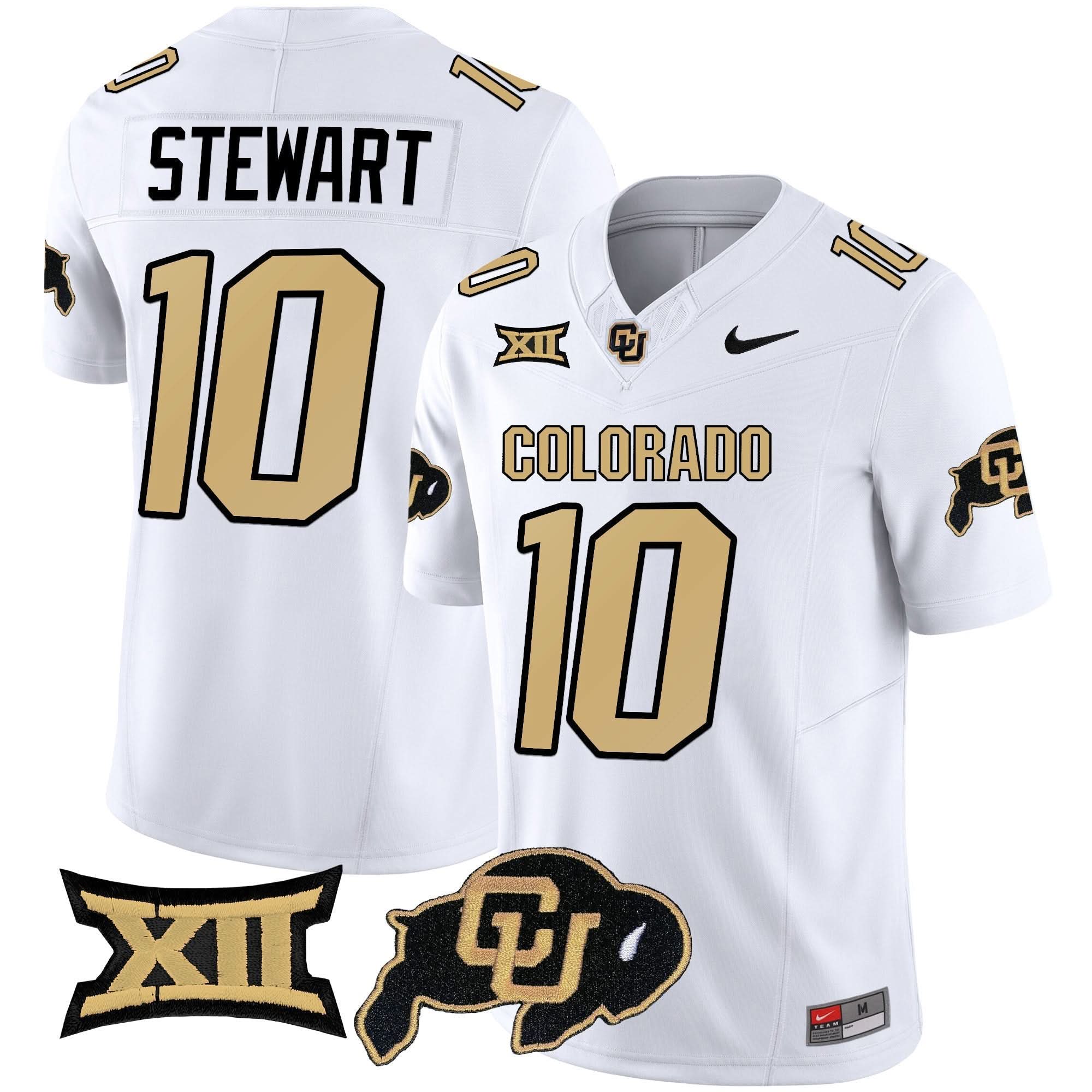 Colorado Buffaloes Vapor Limited Jersey V2 - Big 12 XII Patch - All Stitched 15 Colorado Buffaloes Vapor Limited Jersey V2 - Big 12 XII Patch - All Stitched - Image 15