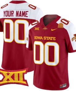 Custom Iowa State Cyclones Jersey Name, Number 2025 Vapor Limited - All Stitched