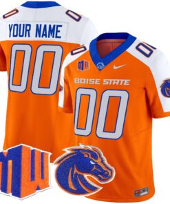 Alternative view of Custom Boise State Broncos Jersey Name, Number 2025 Vapor Limited All Stitched