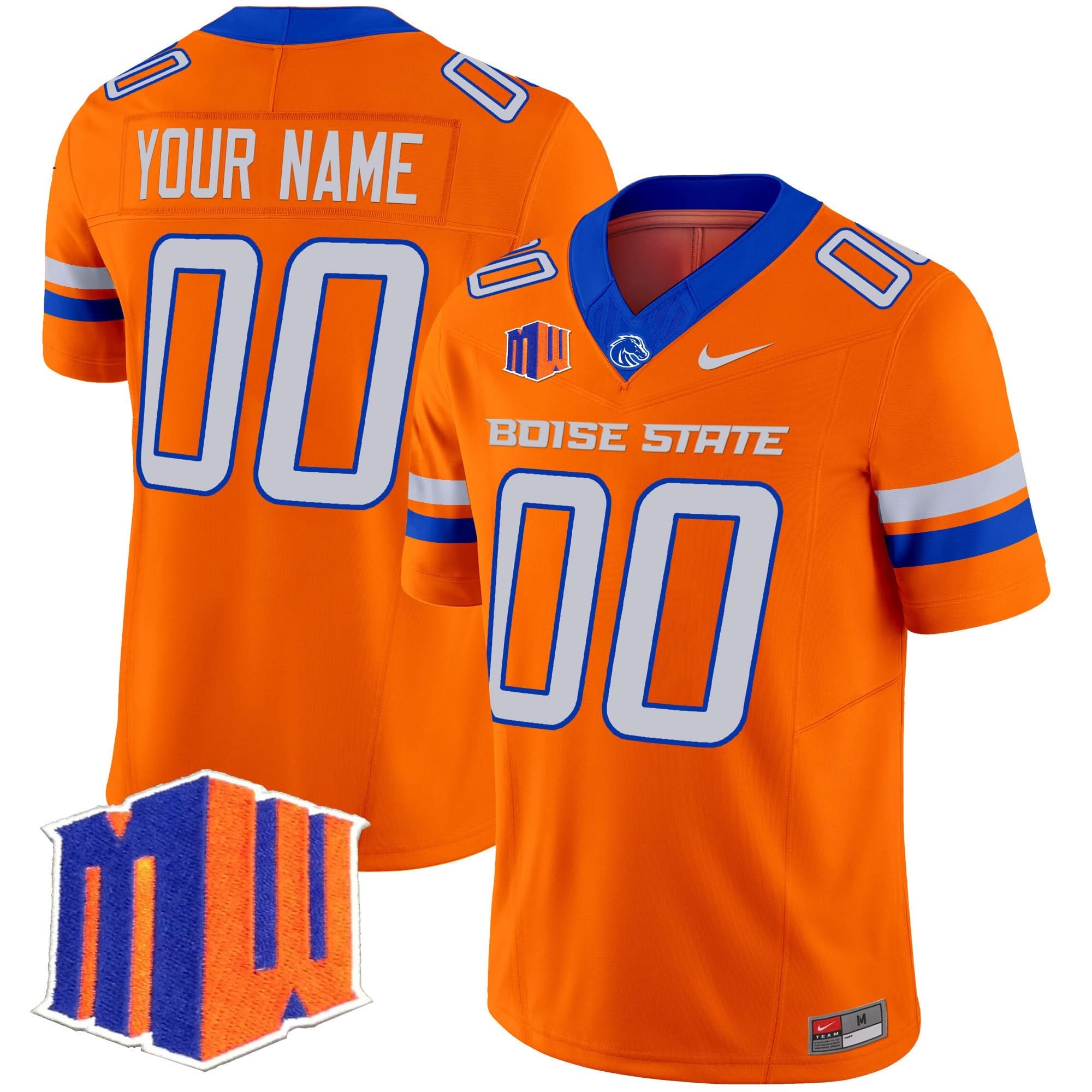 Custom Boise State Broncos Jersey Name, Number 2025 Vapor Limited All Stitched 4 Custom Boise State Broncos Jersey Name, Number 2025 Vapor Limited All Stitched - Image 4