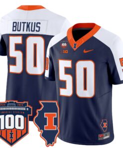 Illinois Fighting Illini 100th Memorial Stadium Patch Vapor Limited Jersey - All Stitched 75 17271656165872a4b875