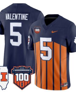 Illinois Fighting Illini 100th Memorial Stadium Patch Vapor Limited Jersey - All Stitched 82 17271656181b4a08a2f3
