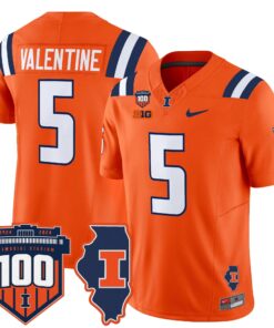 Illinois Fighting Illini 100th Memorial Stadium Patch Vapor Limited Jersey - All Stitched 66 1727165619b73fd0f0b2