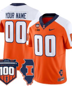 Custom Illinois Fighting Illini Jersey 100th Memorial Stadium Patch Vapor Limited - All Stitched 9 172716562484f39a86e1 dc3ffc7d 0bb7 4520 9f8d 300717b77e36