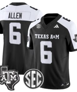 Alternative view of Texas A&M Aggies 2025 Vapor Limited Jersey - All Stitched