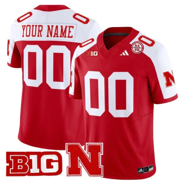 Custom Nebraska Football Jersey Name, Number 2025 "Blackout" - All Stitched 6 Custom Nebraska Football Jersey Name, Number 2025 "Blackout" - All Stitched - Image 6