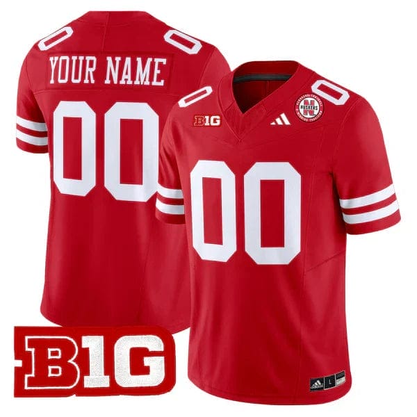 Custom Nebraska Football Jersey Name, Number 2025 "Blackout" - All Stitched 4 Custom Nebraska Football Jersey Name, Number 2025 "Blackout" - All Stitched - Image 4