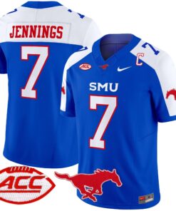 SMU Mustangs 2025 Vapor Limited Jersey - All Stitched