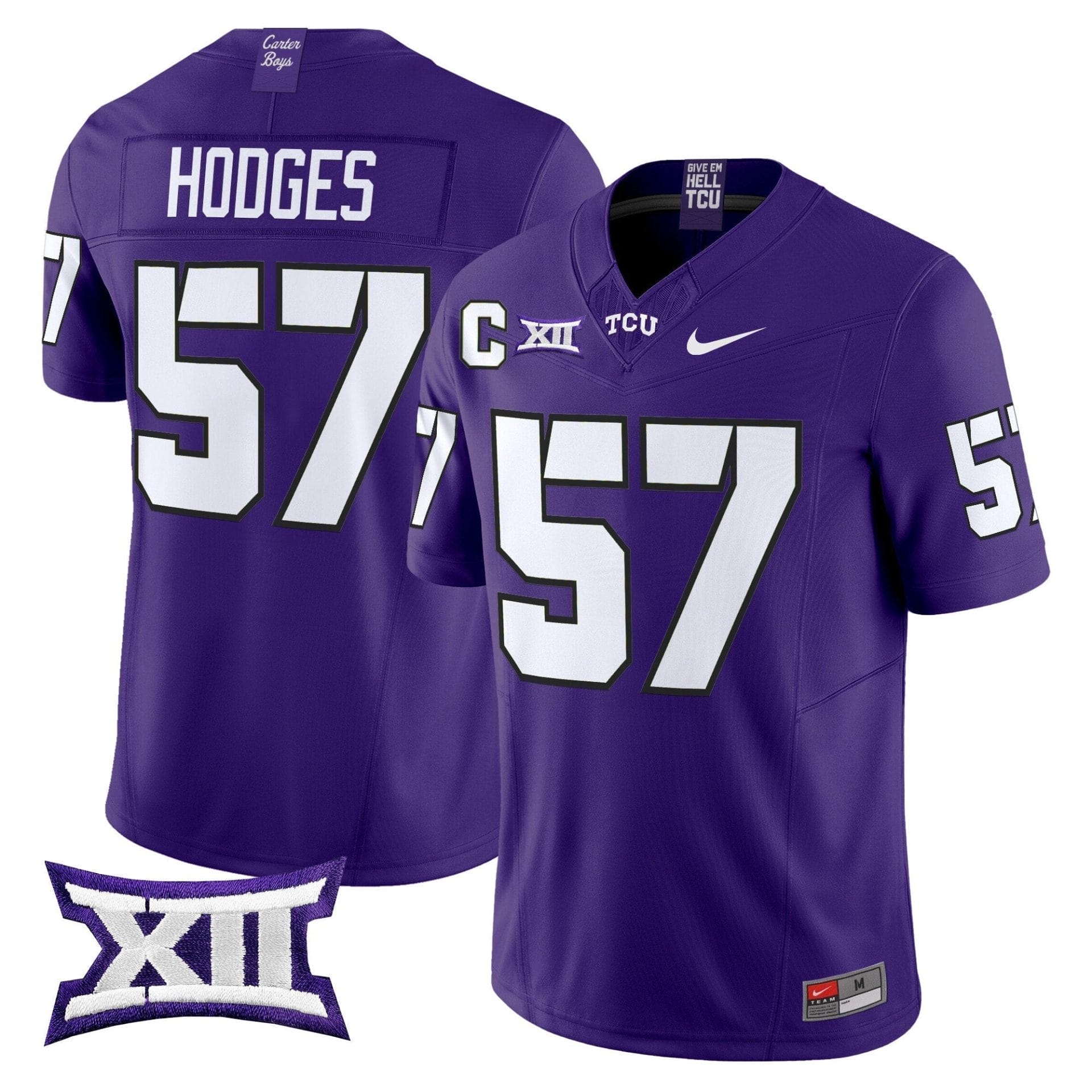 TCU Horned Frogs 2025 Vapor Limited Jersey - All stitched 6 TCU Horned Frogs 2025 Vapor Limited Jersey - All stitched - Image 6