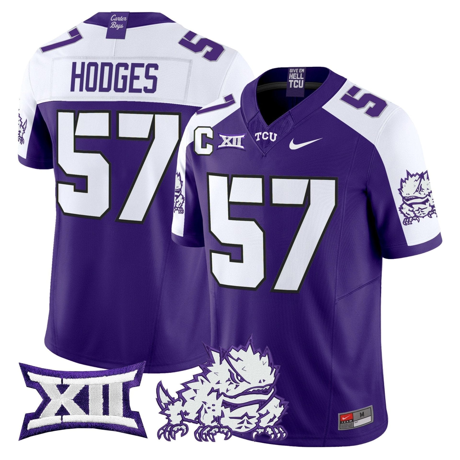 TCU Horned Frogs 2025 Vapor Limited Jersey - All stitched 30 TCU Horned Frogs 2025 Vapor Limited Jersey - All stitched - Image 30