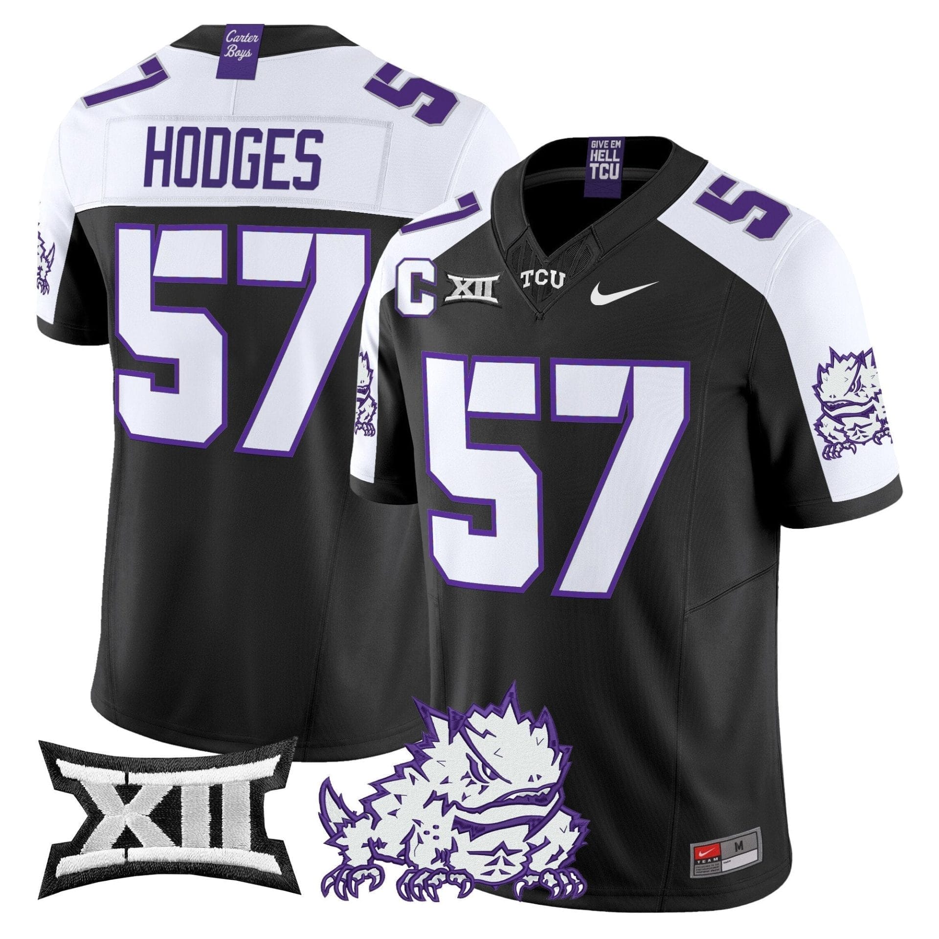 TCU Horned Frogs 2025 Vapor Limited Jersey - All stitched 36 TCU Horned Frogs 2025 Vapor Limited Jersey - All stitched - Image 36