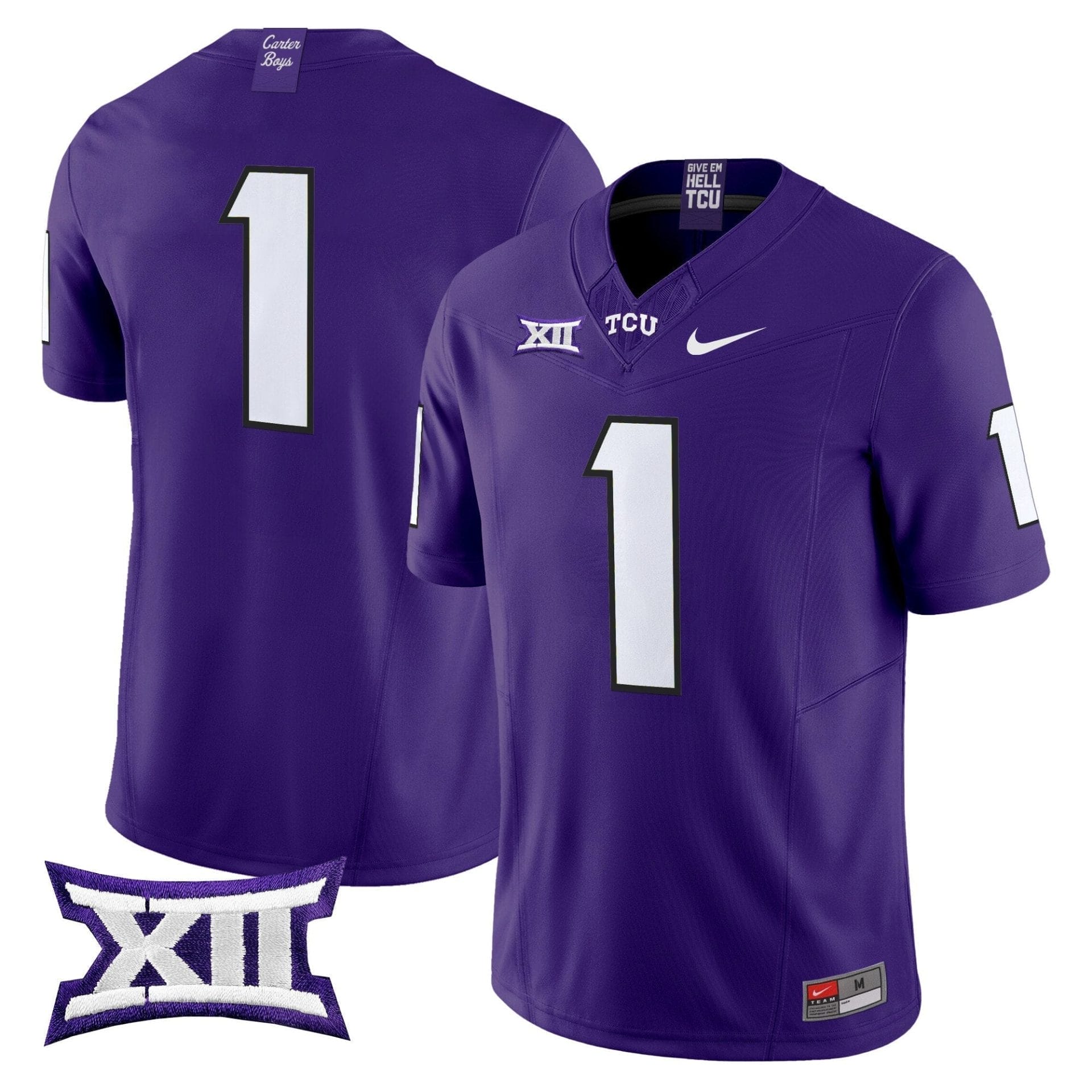 TCU Horned Frogs 2025 Vapor Limited Jersey - All stitched 9 TCU Horned Frogs 2025 Vapor Limited Jersey - All stitched - Image 9