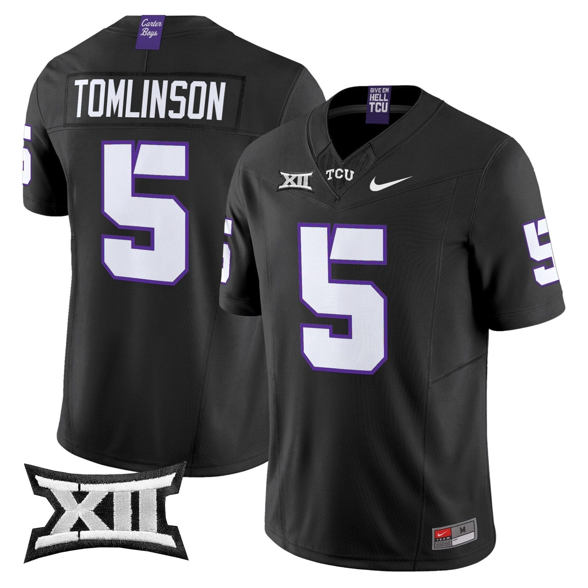 TCU Horned Frogs 2025 Vapor Limited Jersey - All stitched 27 TCU Horned Frogs 2025 Vapor Limited Jersey - All stitched - Image 27