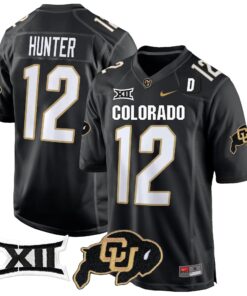 Alternative view of Colorado Buffaloes Big 12 XII Patch Game Jersey V2 - All Stitched