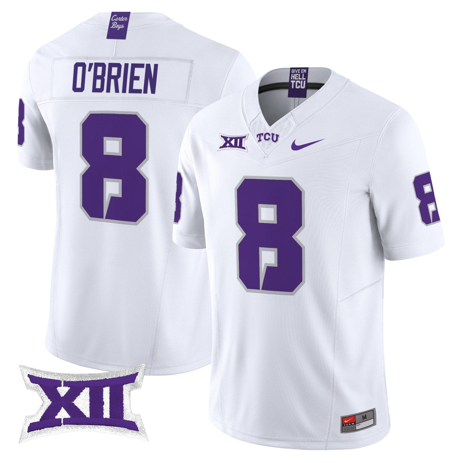 TCU Horned Frogs 2025 Vapor Limited Jersey - All stitched 17 TCU Horned Frogs 2025 Vapor Limited Jersey - All stitched - Image 17