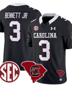 South Carolina Gamecocks 1980 Throwback Home Patch Vapor Limited Jersey - All Stitched 43 173200828221639f9d1d