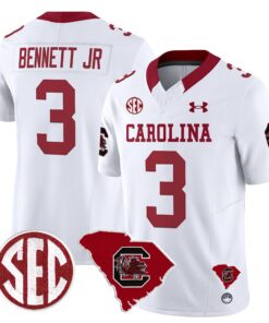 South Carolina Gamecocks 1980 Throwback Home Patch Vapor Limited Jersey - All Stitched 52 173200828300c75012c5