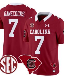 South Carolina Gamecocks 1980 Throwback Home Patch Vapor Limited Jersey - All Stitched 76 17320082837cf82e9003