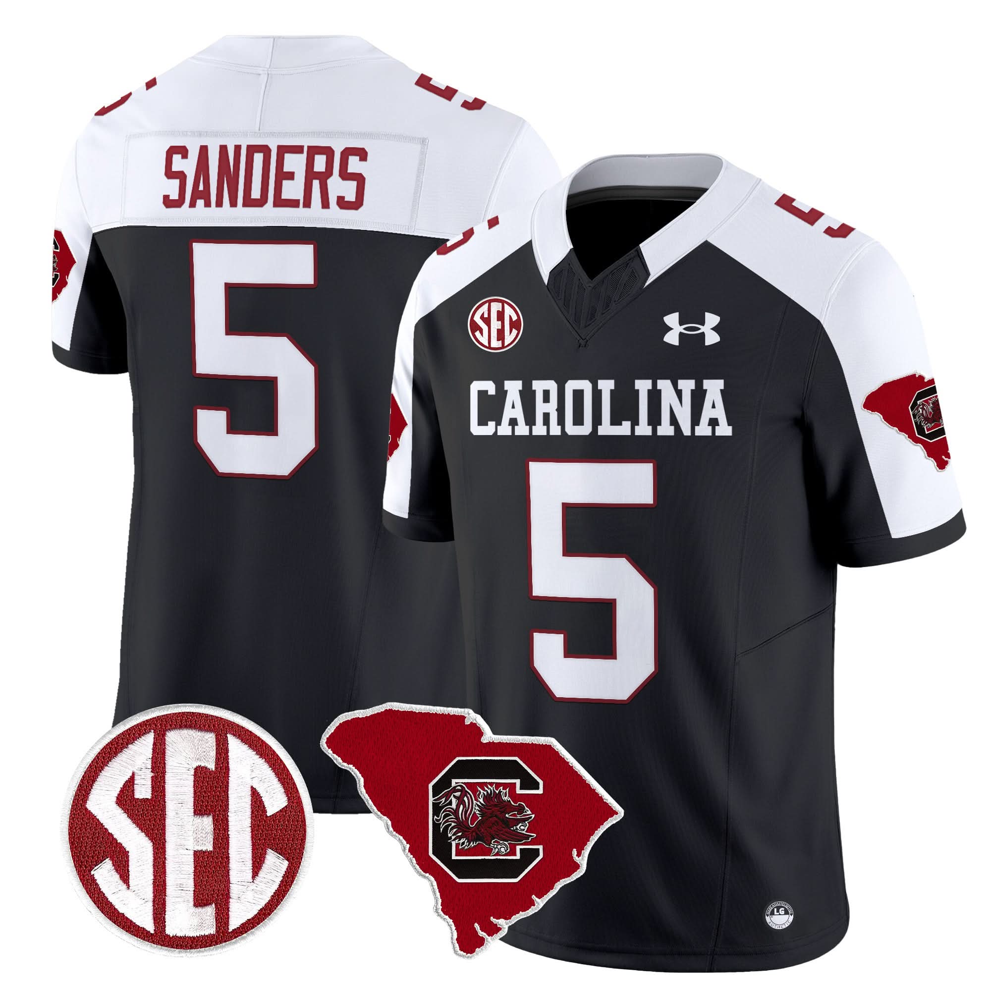 South Carolina Gamecocks 1980 Throwback Home Patch Vapor Limited Jersey - All Stitched 29 South Carolina Gamecocks 1980 Throwback Home Patch Vapor Limited Jersey - All Stitched - Image 29