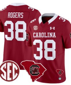 South Carolina Gamecocks 1980 Throwback Home Patch Vapor Limited Jersey - All Stitched
