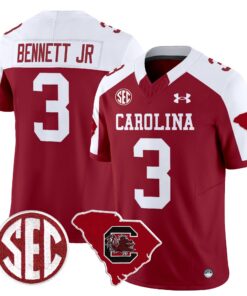 South Carolina Gamecocks 1980 Throwback Home Patch Vapor Limited Jersey - All Stitched 60 173200828861894b1f92