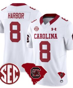 South Carolina Gamecocks 1980 Throwback Home Patch Vapor Limited Jersey - All Stitched 53 1732008288a261f0993b