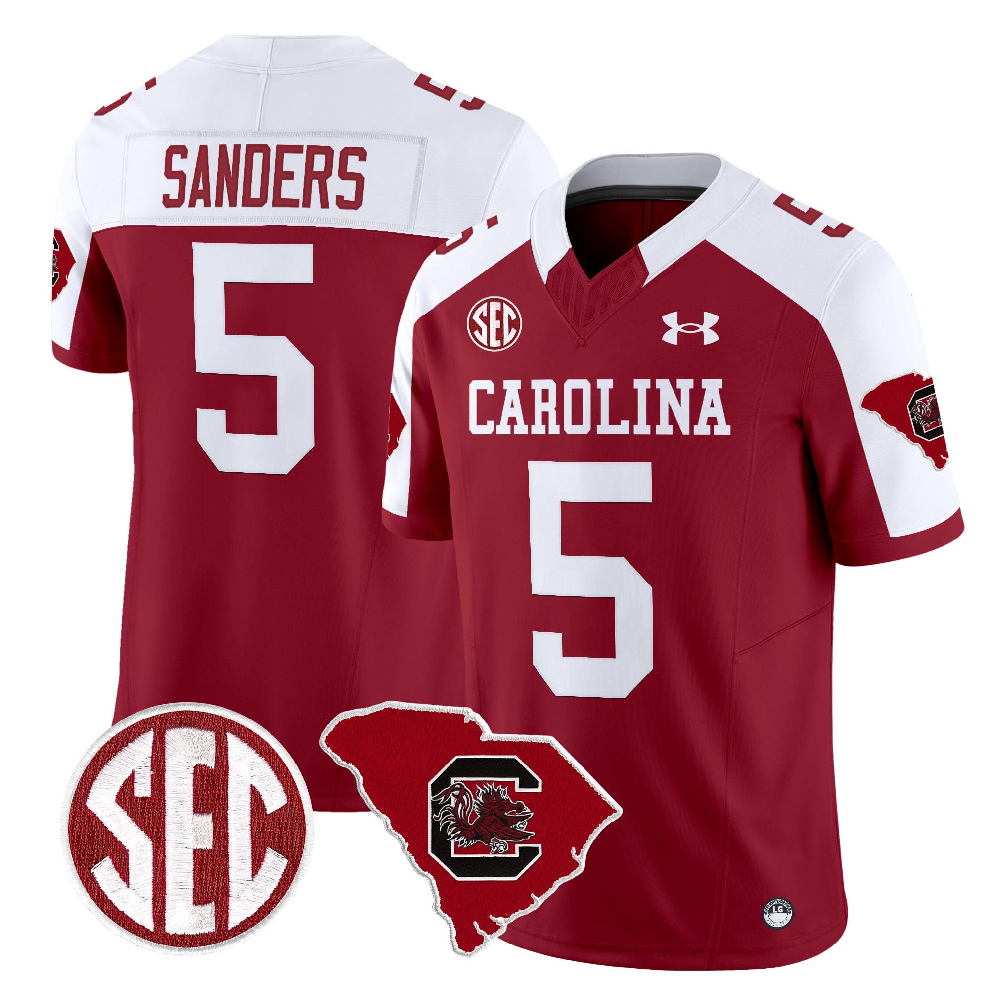 South Carolina Gamecocks 1980 Throwback Home Patch Vapor Limited Jersey - All Stitched 20 South Carolina Gamecocks 1980 Throwback Home Patch Vapor Limited Jersey - All Stitched - Image 20