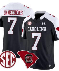 South Carolina Gamecocks 1980 Throwback Home Patch Vapor Limited Jersey - All Stitched 71 1732008288be8da7337e