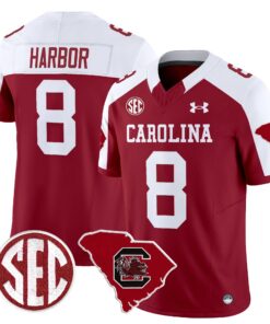 South Carolina Gamecocks 1980 Throwback Home Patch Vapor Limited Jersey - All Stitched 61 1732008288c921bd4d2a