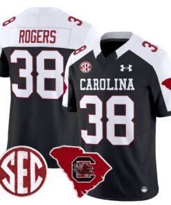 South Carolina Gamecocks 1980 Throwback Home Patch Vapor Limited Jersey - All Stitched 66 1732008288db5377671e