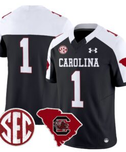 South Carolina Gamecocks 1980 Throwback Home Patch Vapor Limited Jersey - All Stitched 74 1732008288eef1cea9e2