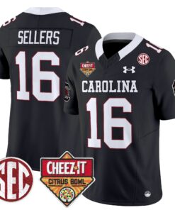 Alternative view of South Carolina Gamecocks 1980 Throwback Cheez-It Citrus Bowl Patch Vapor Limited Jersey - All Stitched