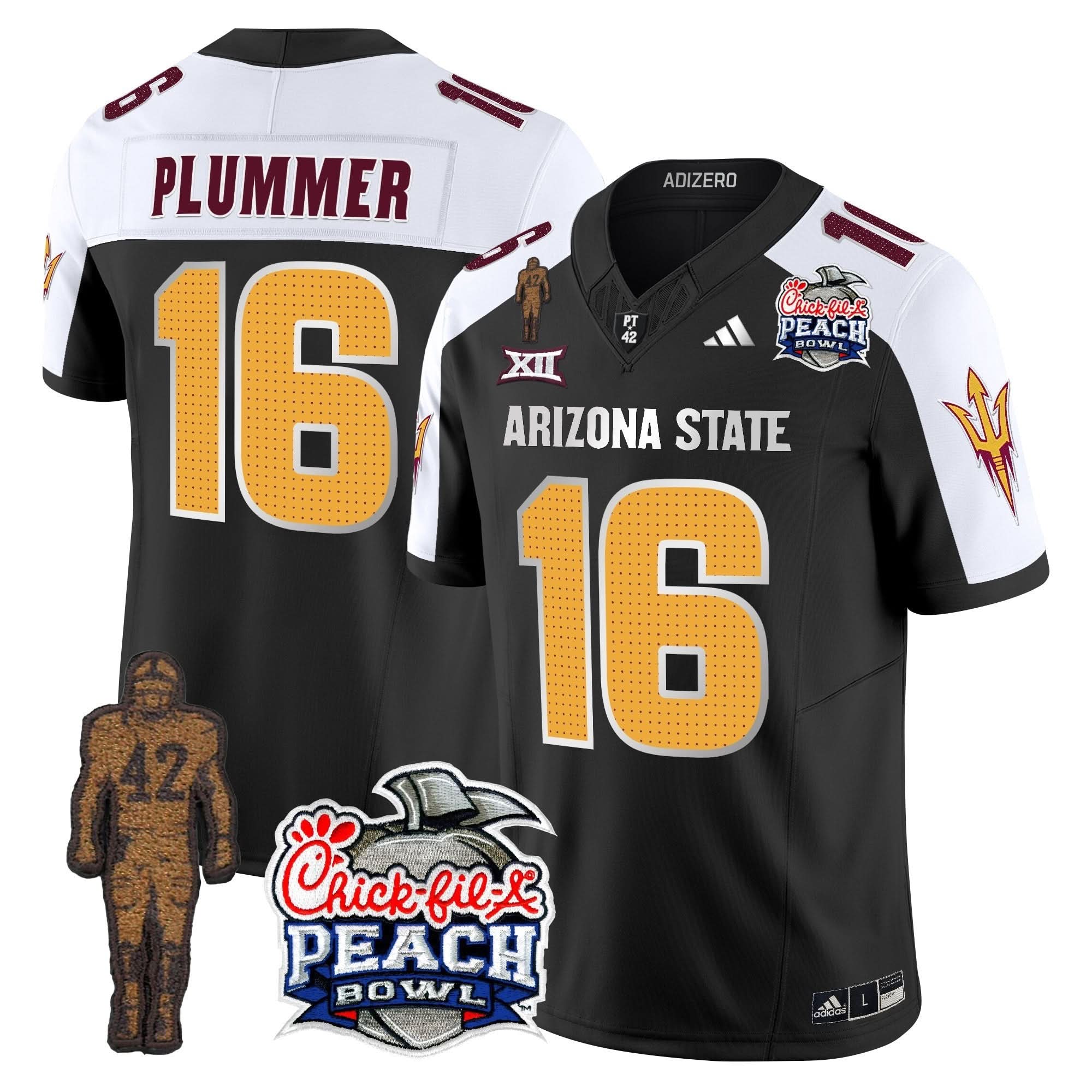 Sun Devils Pat Tillman & Peach Bowl Patch Vapor Limited Jersey V2 - All Stitched 14 Sun Devils Pat Tillman & Peach Bowl Patch Vapor Limited Jersey V2 - All Stitched - Image 14