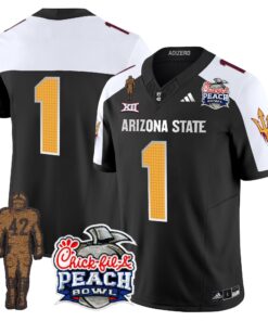 Sun Devils Pat Tillman & Peach Bowl Patch Vapor Limited Jersey V2 - All Stitched 64 17339095588623cc32b9