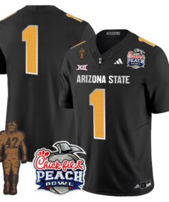 Sun Devils Pat Tillman & Peach Bowl Patch Vapor Limited Jersey V2 - All Stitched 90 17339095588ebbb0cedd