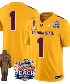 Sun Devils Pat Tillman & Peach Bowl Patch Vapor Limited Jersey V2 - All Stitched 94 1733909558cc685e3b2b