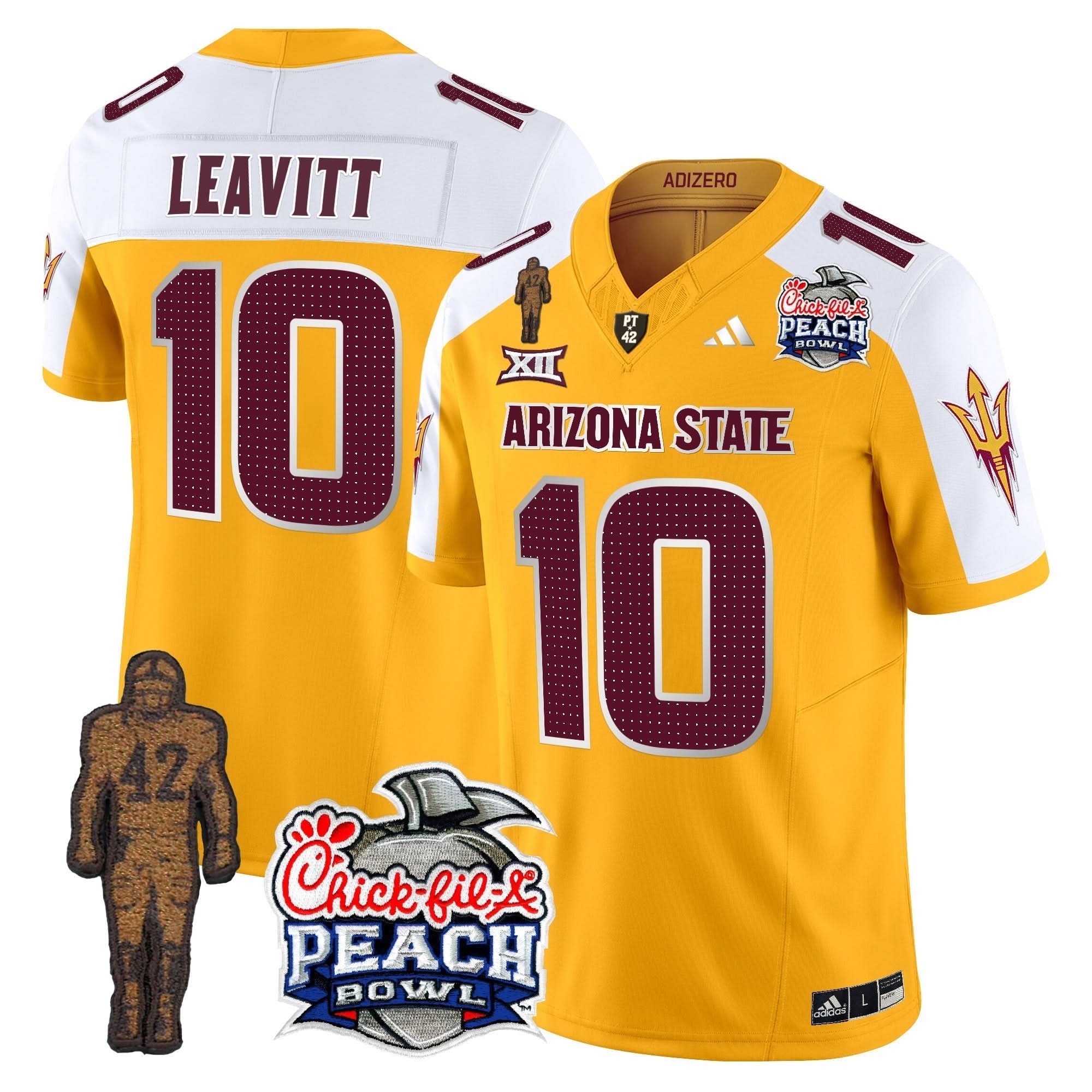 Sun Devils Pat Tillman & Peach Bowl Patch Vapor Limited Jersey V2 - All Stitched 2 Sun Devils Pat Tillman & Peach Bowl Patch Vapor Limited Jersey V2 - All Stitched - Image 2
