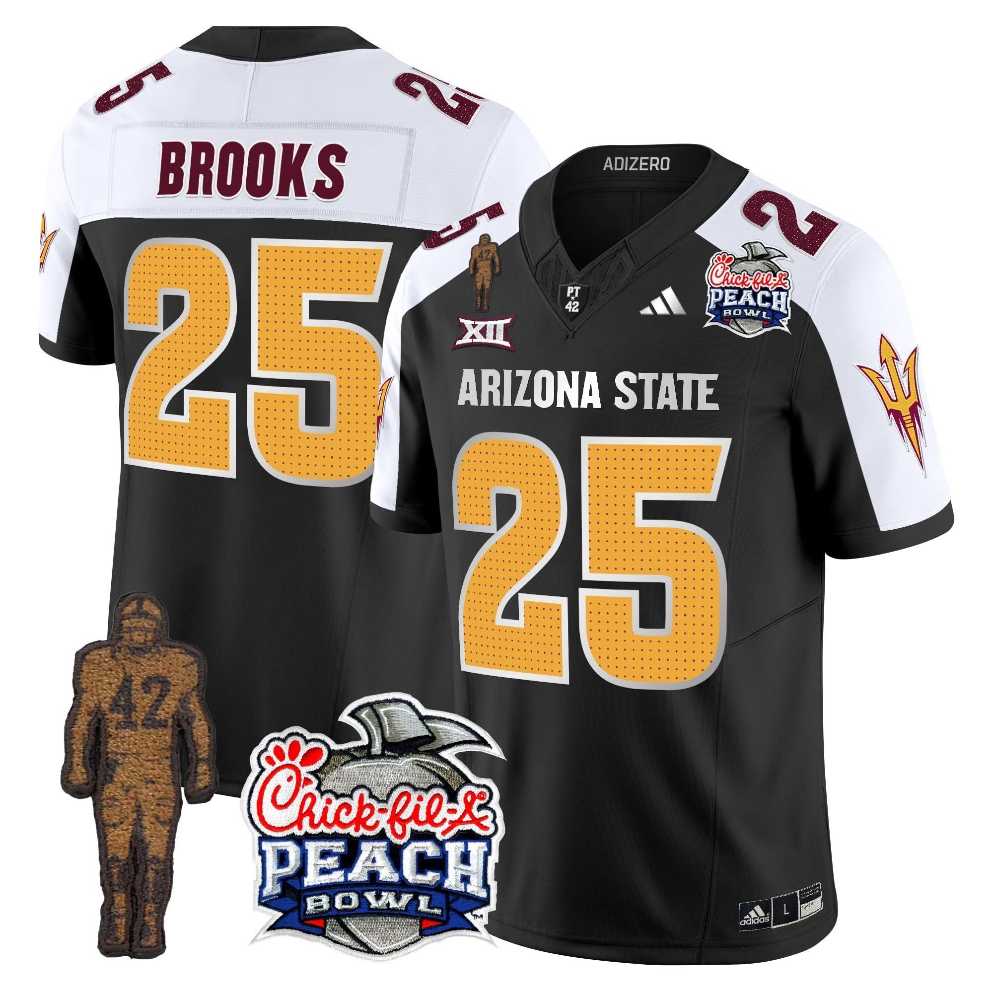 Sun Devils Pat Tillman & Peach Bowl Patch Vapor Limited Jersey V2 - All Stitched 15 Sun Devils Pat Tillman & Peach Bowl Patch Vapor Limited Jersey V2 - All Stitched - Image 15