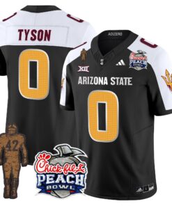 Sun Devils Pat Tillman & Peach Bowl Patch Vapor Limited Jersey V2 - All Stitched 60 1733909559402fa03f42