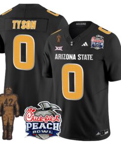 Sun Devils Pat Tillman & Peach Bowl Patch Vapor Limited Jersey V2 - All Stitched 86 17339095595002c5ad4e